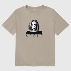 Футболка оверсайз мужская ADELE, цвет: миндальный