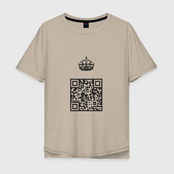 Мужская футболка оверсайз QR King