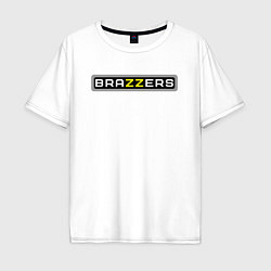 Футболка оверсайз мужская Brazzers, цвет: белый