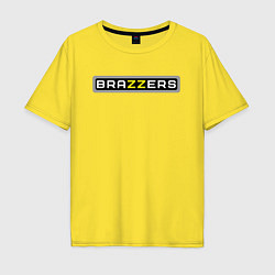 Футболка оверсайз мужская Brazzers, цвет: желтый