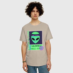 Футболка оверсайз мужская GONE FLUDD UFO, цвет: миндальный — фото 2