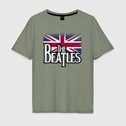 Мужская футболка оверсайз The Beatles Great Britain Битлз