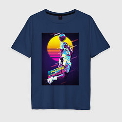 Футболка оверсайз мужская Kobe Bryant!, цвет: тёмно-синий