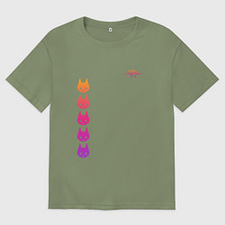 Футболка оверсайз мужская Stray: Gradient, цвет: авокадо