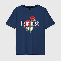 Мужская футболка оверсайз Feminist AF