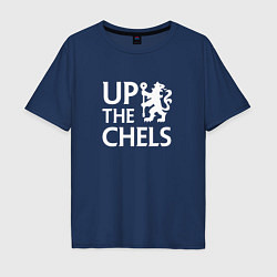 Мужская футболка оверсайз UP THE CHELS, Челси, Chelsea