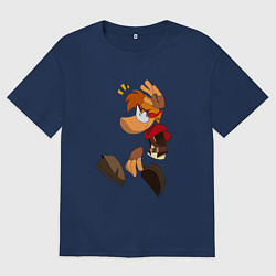 Футболка оверсайз мужская Rayman Рэйман Legends, цвет: тёмно-синий