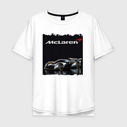 Футболка оверсайз мужская McLaren Concept, цвет: белый