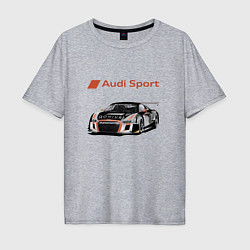 Футболка оверсайз мужская Audi Motorsport Racing team, цвет: меланж