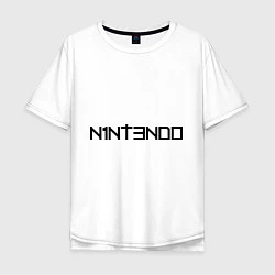 Футболка оверсайз мужская Nintendo, цвет: белый