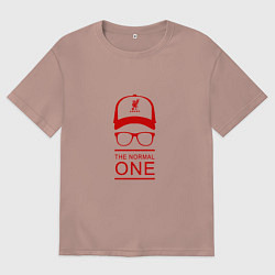 Футболка оверсайз мужская Klopp - Normal One, цвет: пыльно-розовый