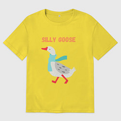 Футболка оверсайз мужская Silly Goose, цвет: желтый