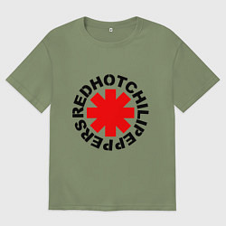 Мужская футболка оверсайз Peppers logo