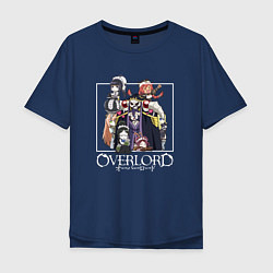 Футболка оверсайз мужская Оверлорд Overlord, цвет: тёмно-синий