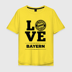 Футболка оверсайз мужская Bayern Love Классика, цвет: желтый