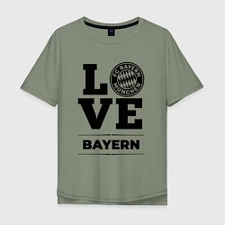 Футболка оверсайз мужская Bayern Love Классика, цвет: авокадо
