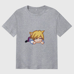 Футболка оверсайз мужская Неко-Арк, цвет: меланж