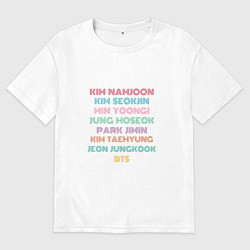 Футболка оверсайз мужская BTS FANCHANT, цвет: белый