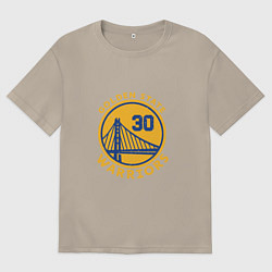 Футболка оверсайз мужская GS Warriors, цвет: миндальный