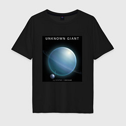 Футболка оверсайз мужская Unknown Giant Неизвестный Гигант Space collections, цвет: черный