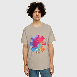 Футболка оверсайз мужская RHCP Color, цвет: миндальный — фото 2
