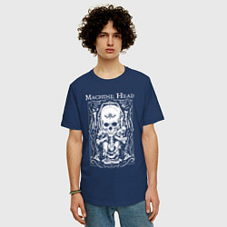Футболка оверсайз мужская Machine Head Catharsis Groove metal, цвет: тёмно-синий — фото 2
