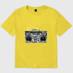 Футболка оверсайз мужская Wu-Tang Boombox, цвет: желтый