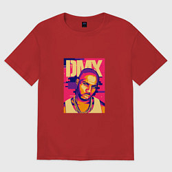Футболка оверсайз мужская DMX Style, цвет: красный