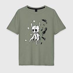 Футболка оверсайз мужская Hollow Knight game, цвет: авокадо