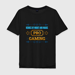 Футболка оверсайз мужская Игра Heroes of Might and Magic pro gaming, цвет: черный