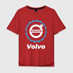 Футболка оверсайз мужская Volvo в стиле Top Gear, цвет: красный