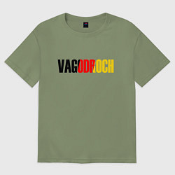 Футболка оверсайз мужская VAGODROCH, цвет: авокадо