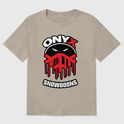 Футболка оверсайз мужская Onyx - snowgoons, цвет: миндальный