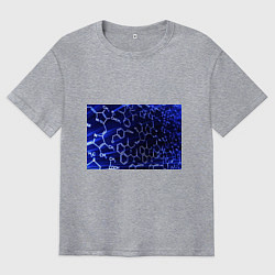 Футболка оверсайз мужская Графическая химия, цвет: меланж