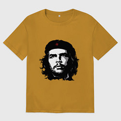 Футболка оверсайз мужская Ernesto Che Guevara, цвет: горчичный