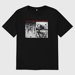 Футболка оверсайз мужская Miko Yotsuya: Mieruko-chan, цвет: черный