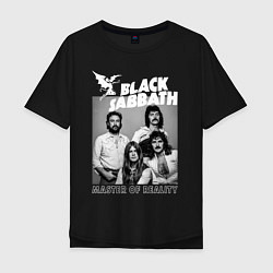 Футболка оверсайз мужская Black Sabbath rock, цвет: черный