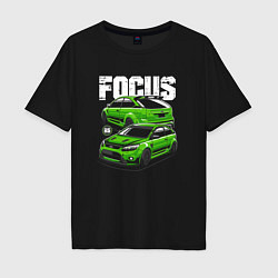 Мужская футболка оверсайз Ford Focus art