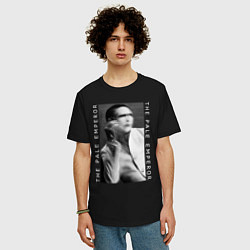 Футболка оверсайз мужская Marilyn Manson, цвет: черный — фото 2