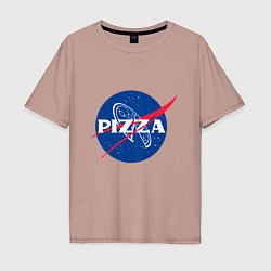 Мужская футболка оверсайз Nasa - pizza