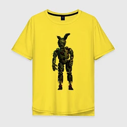 Футболка оверсайз мужская Springtrap, цвет: желтый