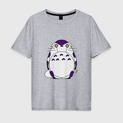 Футболка оверсайз мужская Totoro Frieza, цвет: меланж