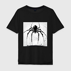 Футболка оверсайз мужская Чёрный паук, Редан, цвет: черный