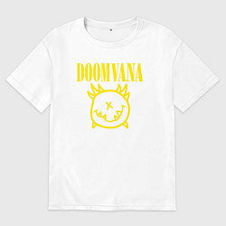 Футболка оверсайз мужская Doomvana, цвет: белый