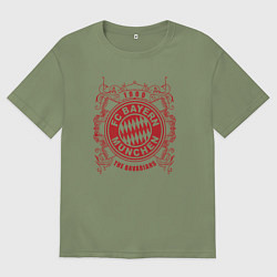 Футболка оверсайз мужская FC Bayern, цвет: авокадо