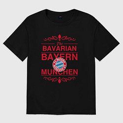 Футболка оверсайз мужская Bavarian Bayern, цвет: черный