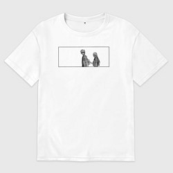 Футболка оверсайз мужская Basketball Kuroko, цвет: белый