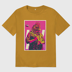 Футболка оверсайз мужская Dangerous Jacket, цвет: горчичный