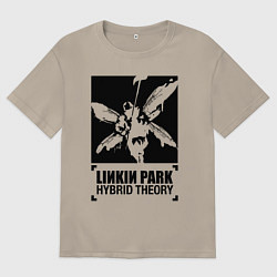 Футболка оверсайз мужская LP Hybrid Theory, цвет: миндальный