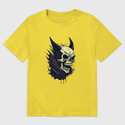 Футболка оверсайз мужская Devils breath, цвет: желтый